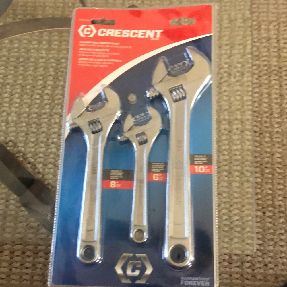adjustable wrench set 3 Crescent